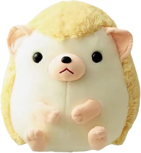 Almohada corporal de peluche de erizo linda, almohada de peluche de erizo kawaii, muñecas de almohada de erizo gordito, juguetes de felpa súper