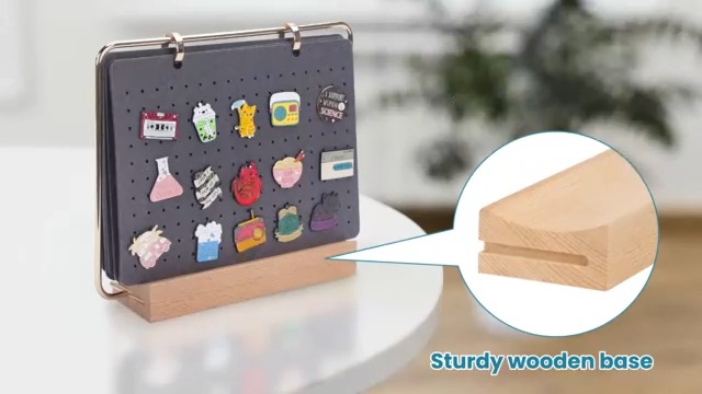 Amazon｜ピンバッジ ケース 大容量 6ページ 240個収納可能 ピンバッジ