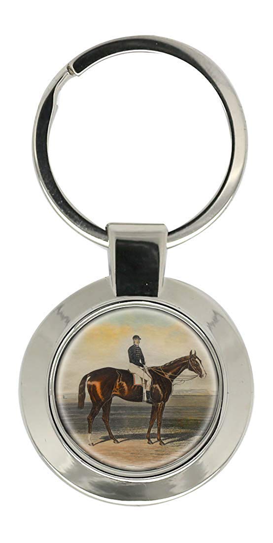 Giftshop UK Racehorse Meteor Key Ring
