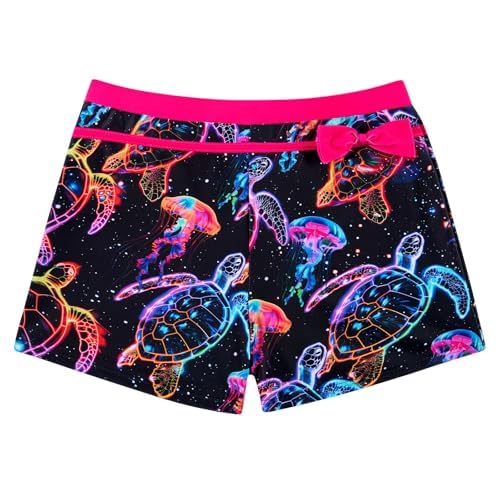 Image of UNIFACO Girls Swimsuits Two Piece Tankini Bathing Suits Boyshort Summer Beach Rash Guard Swimwear for 4-13T
