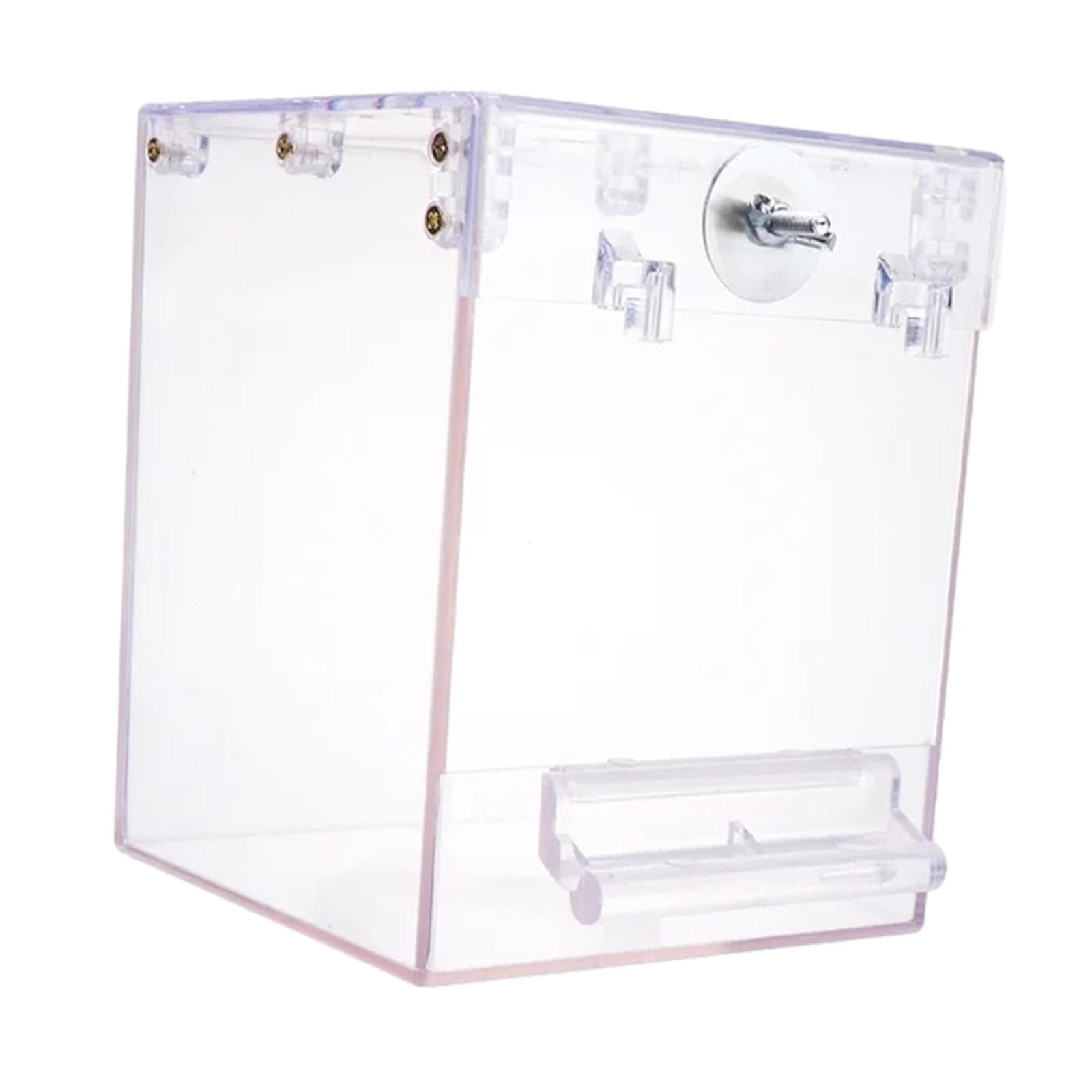 Bird Birdbath Tub Clear Bath Shower Box for Budgerigar Lovebird Little Birds |Home & Garden | Yard, Garden & Outdoor Living | Bird & Wildlife Accessories | Birdbaths-image-44