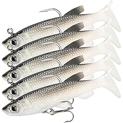 Cebo Para Pescar Doradas En La Playa GZGXKJ 5 Señuelos Pesca Señuelos Pesca Black Bass Cebos Artificiales de Pesca para Mar Articulos de Pesca Señuelos para Lucio para la Pesca de Agua Salada, Trucha, Perca