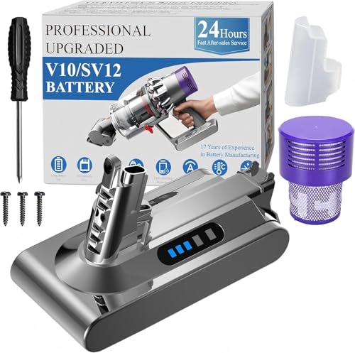 Image of 10000mAh Upgraded Replacement for Dyson V10 Battery SV12 SV27