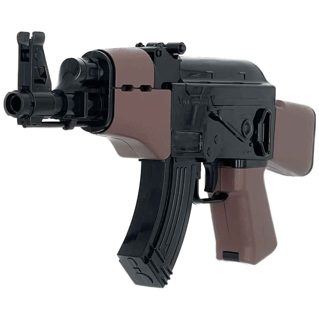 Mini Fucile Airsoft - AK47 a Batteria/Materiale: plastica ABS ad Alta Resistenza/Potenza: 0,1 Joule/modalità Colpo Singolo o raffica
