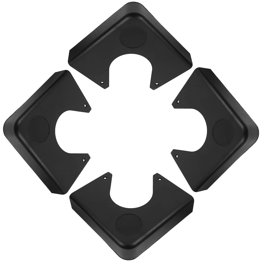 BRIGHTFUFU 4pcs Pool Table Corners Replacement Billiard Corner Plates Guard Plate for Snooker Pool Table Hardwares,Easy Installation and Enhanced Stability