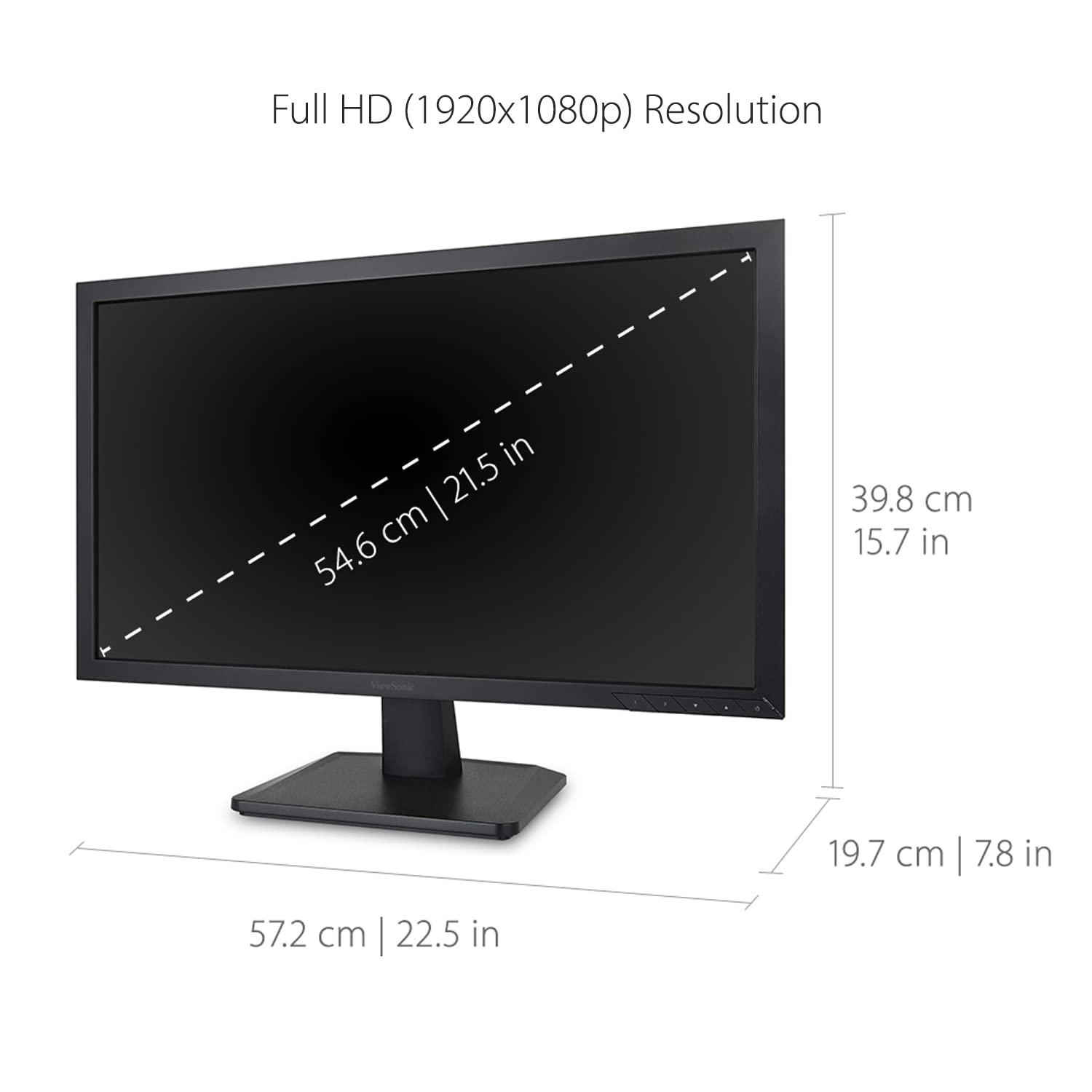 22 Inch Monitor To Cm