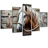 Diamond Painting Adultos Caballo Pintar por Numeros Adultos Kit Completo de Pintura de Diamantes Manualidades Adultos, 5D Full Drill Diamond Art Beginners por Decoracion Hogar Retro 110x225cm 0m-620
