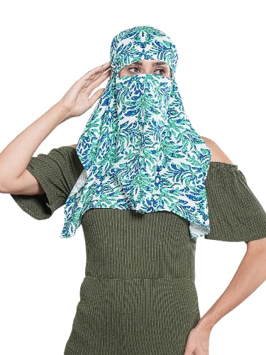 Image of Multipurpose Mask Cum Scarf for Women Cotton I Face Cover for Women I Sun Protection and Summer Wear Scarf