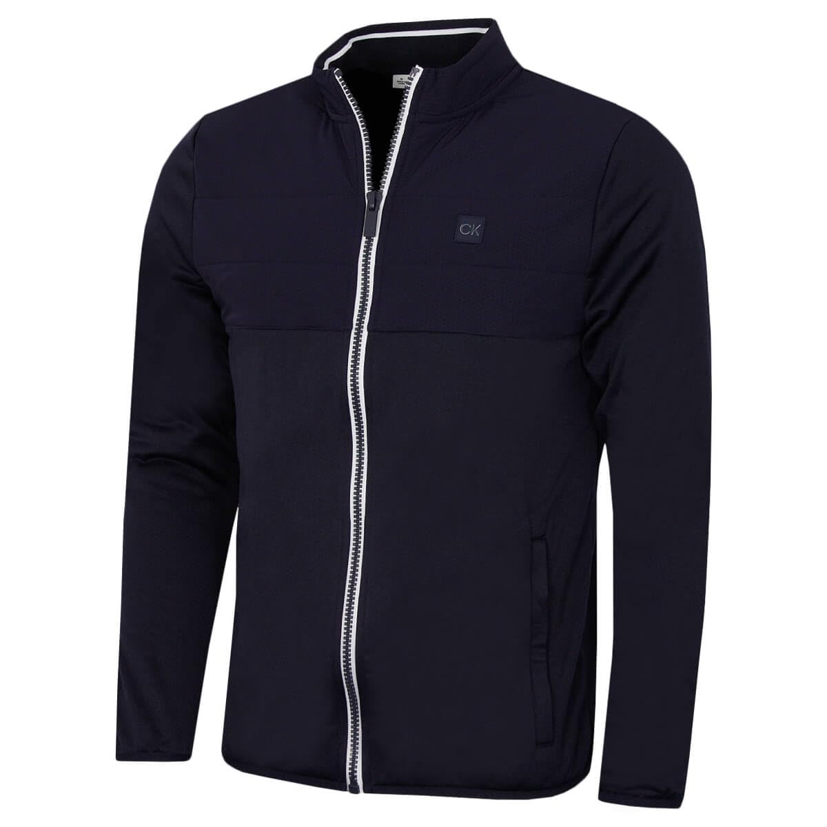 Calvin Klein Men's Navy Hybrid Full Zip Jacket