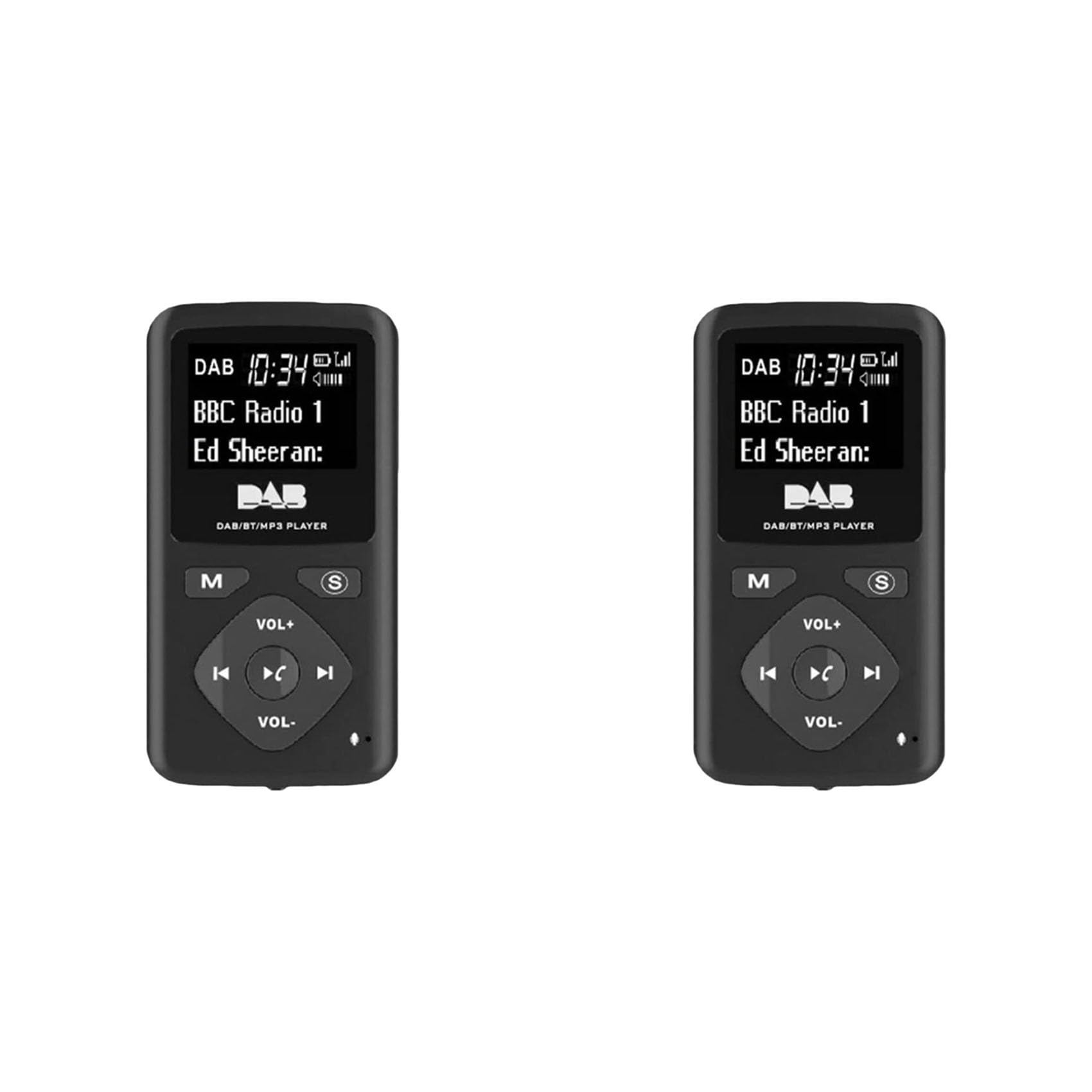 Radio Bluetooth portable FM rechargeable mini lecteur MP3 de poche audio numérique Micro-USB