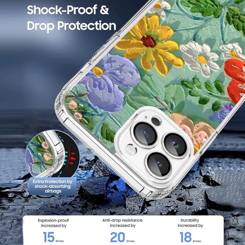 image for OOK Magnetic for iPhone 14 Pro Max Case [Compatible with Magsafe] Retr