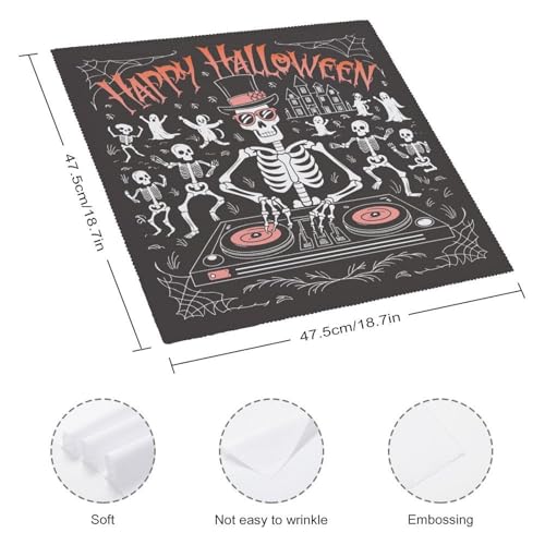 Servilletas de Tela Hallowmas 19x19 pulgadas 6 pcs miniatura 2