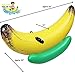 Greenco Giant Inflatable Ride-On Banana Float, Yellow Banana Float, Large Inflatable Pool Float For Kids & Adults, Summer Fun For Pool, Lake, Beach, Party, Lounge