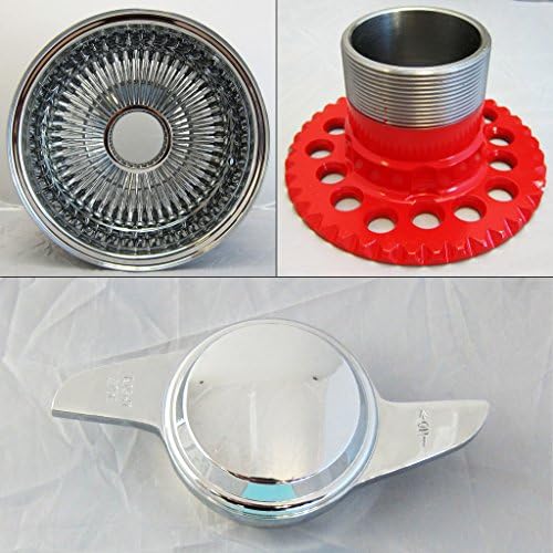 DONGFANG 14x7 Rev 100 Spoke Reverse Wire Wheels Straight Lace Chrome Wheel Rims 5pcs
