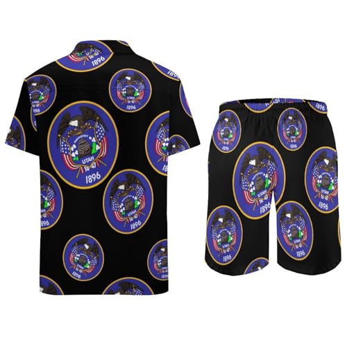 Camisa de botones y pantalones cortos de Utah para hombre: el conjunto fresco que estabas buscando 6