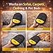 QOOJI Pet Hair Remover Glove – Reusable Electrostatic Lint & Fur Remover for Dog & Cat Hair, Furniture, Couch, Carpet, Car Seats & Clothing – Washable Fabric Hair Cleaning Mitt
