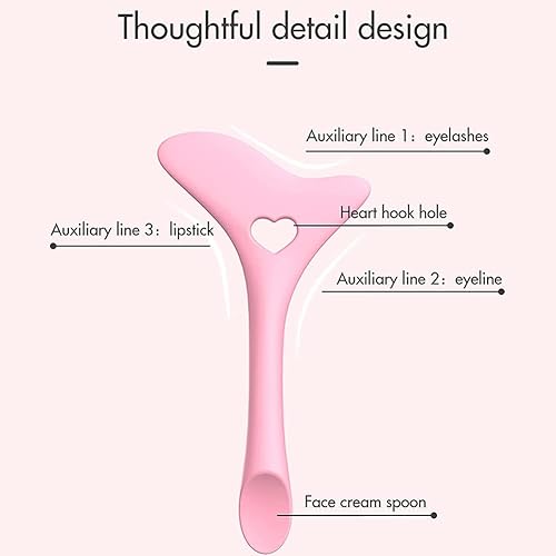 Miniatura 6 de Plantillas delineadoras de ojos, puntas de ala, ayuda para delineador de ojos de silicona, ayuda para dibujar Marscara, ayuda para el uso del lápiz