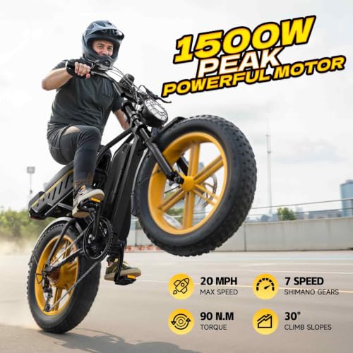 Image of TST Electric Bike for Adults, 48V 15Ah Battery for Urban Cycling, 65 Miles