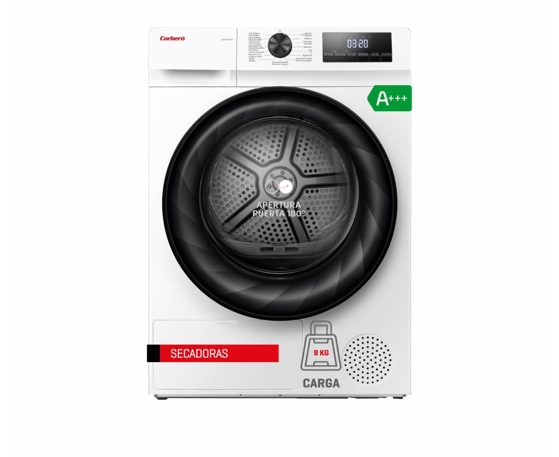 Front view of the Corberó CSBCH950W dryer.
