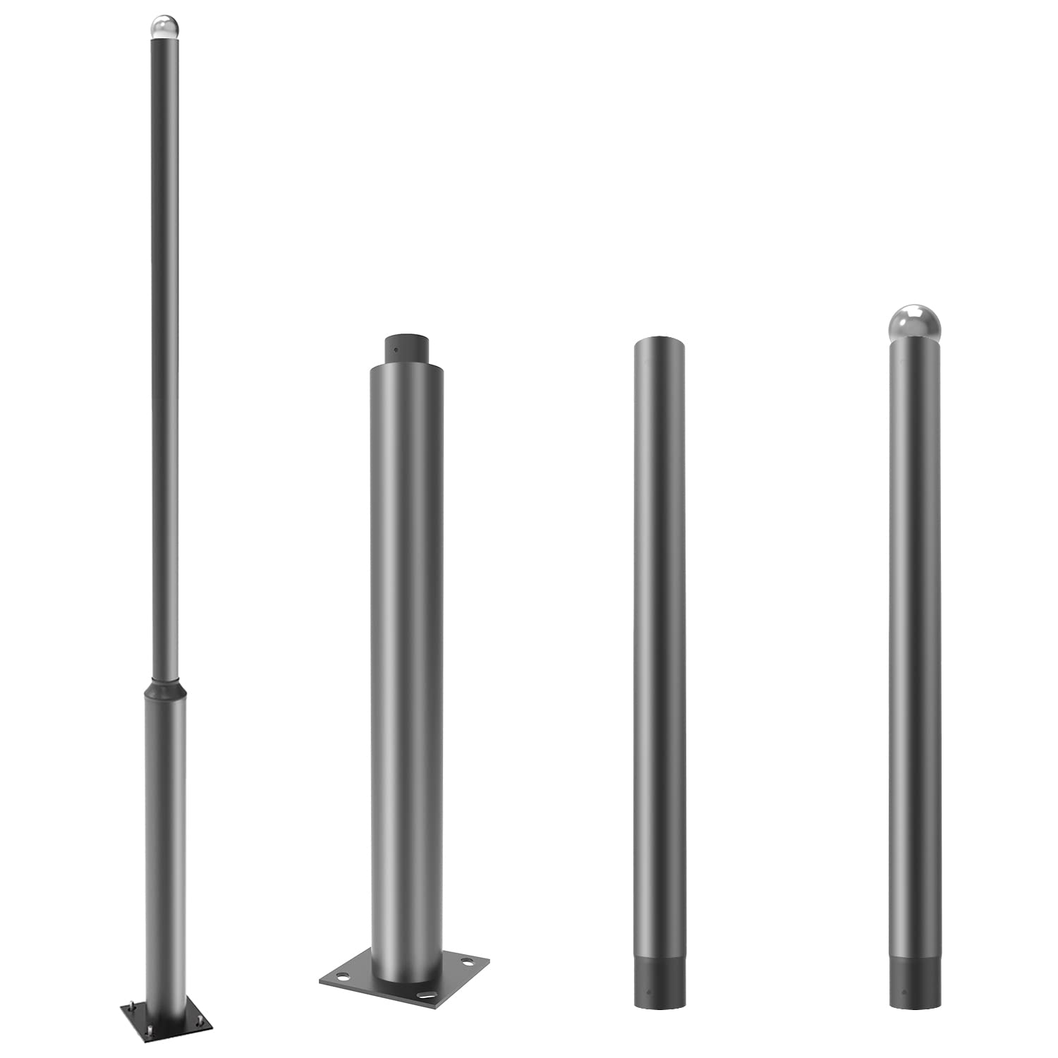 Buy Street Light Pole 10ft Tall, Street Lamp Post for Outdoor Lights