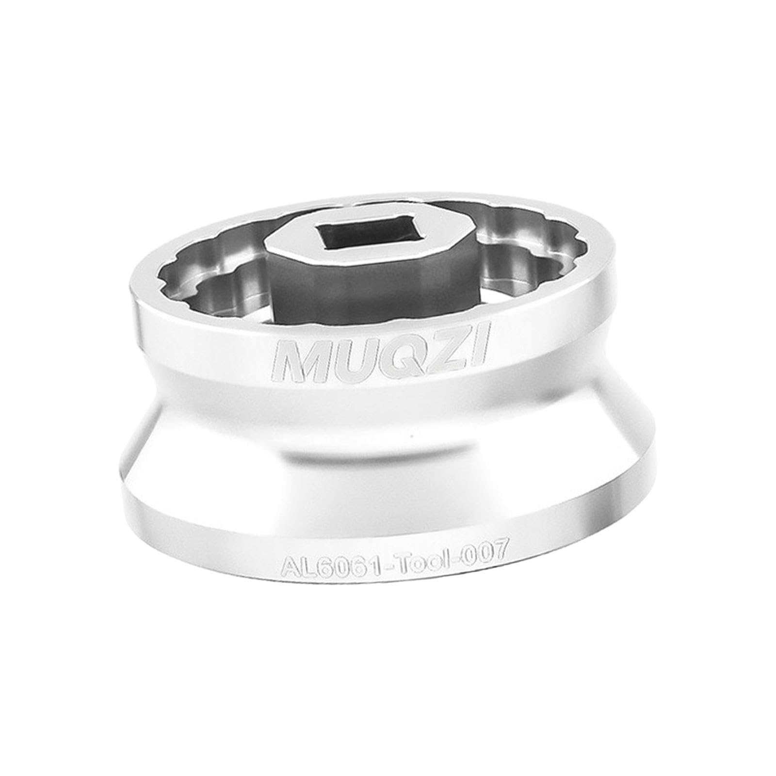 CALANDIS™ Bike BB Removal Tool Portable Road Bike Metal Direct Mounting Multifuctional Square Hole Silver | Tools | Bicycle Maintenance Tools | Cycling