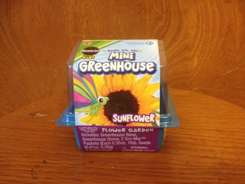 Miracle Gro Kids Mini Greenhouse Sunflower