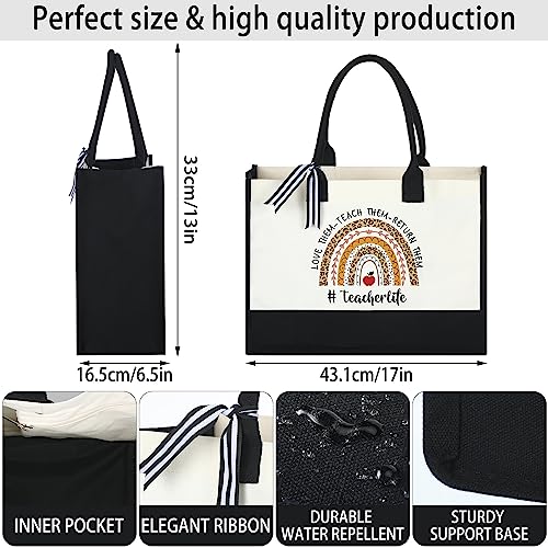 Bolsa Tote de Lona para Docentes, Juego de 2 Piezas miniatura 4
