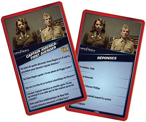 Winning Moves Top Trumps Battle Marvel Cinematic Universe Jeux de cartes Jeu de Société Jeu de Plateau Jeu de batailles Jeu de voyage De 2 à 6 joueurs A partir de . Version Française - vue 8