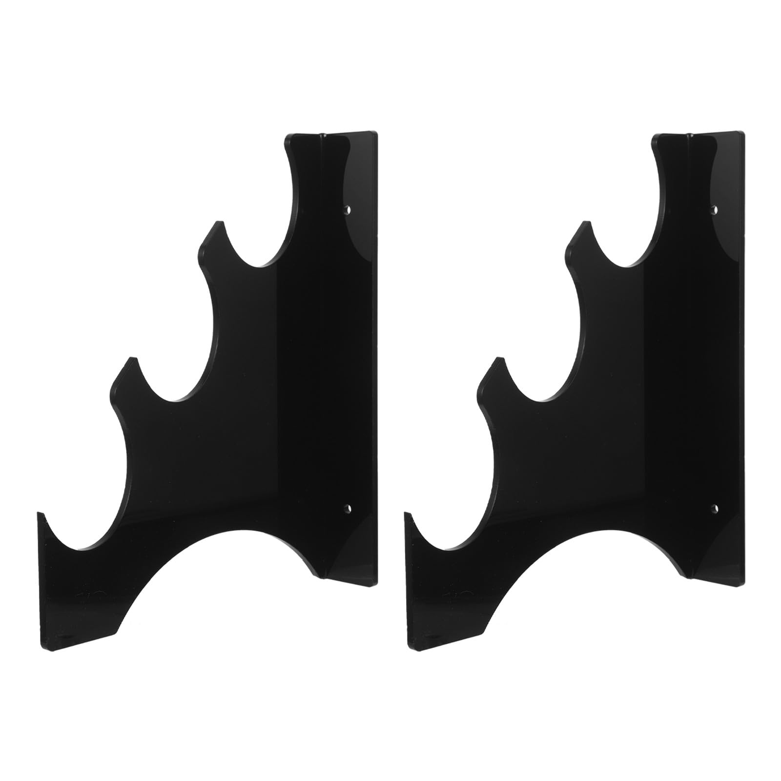 Support mural sabre laser en acrylique transparent lot de 2