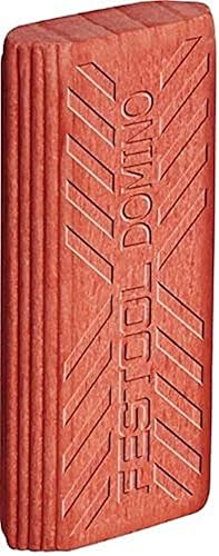 Festool 494870 Tenón Domino, caoba Sipo para uso en exteriores, 0.236 x 0.787 x 1.575 in, paquete de 190