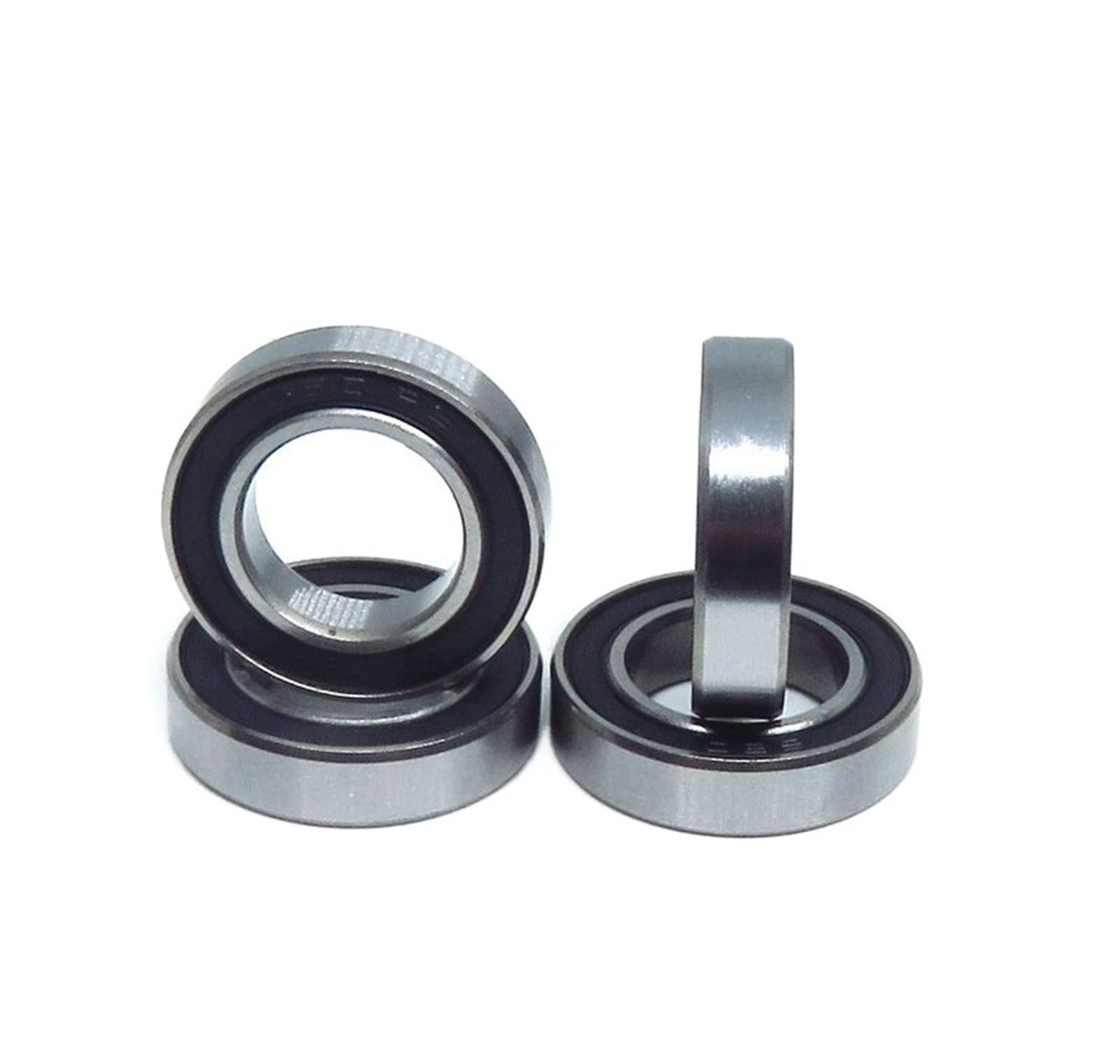 IEUMJNAT Bimetal Seal Shield Micro deep Groove Bearing 2pcs 6802-2RS 15x24x5mm ABEC-3 Deep Ball