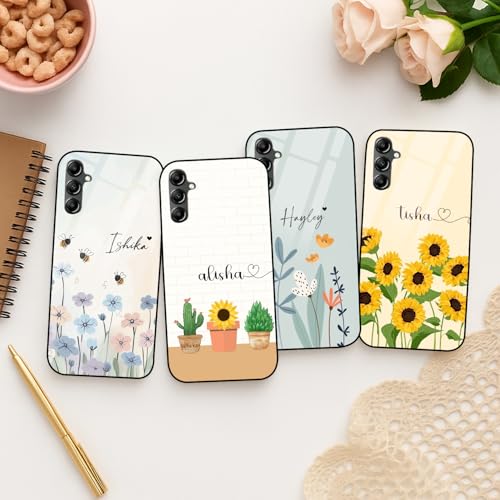 Image of COLORflow Back Cover Compatible with Samsung Galaxy A14 5G / 4G | Floral Family Customized | Shockproof TPU Bumper with Camera Protection Back Cover Compatible with Samsung Galaxy A14 5G / 4G