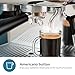PHILIPS Barista Brew Semi Automatic Espresso Machine - Single & Double Espresso + Americano Button, 280g Dual Bean Container, Intuitive Guidance, Calibrated Tamping, Metal Cappuccino (PSA3228/41)