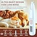 Dog Paw Trimmer - Pet Paw Trimmer with LED Light - Electric Clippers for Dogs, Cats, Rabbits - Grooming Shaver for Pet Feet Face Eyes Ears Rump Hair - Paw Cleaner - Rechargeable, Low Noise, Cordless