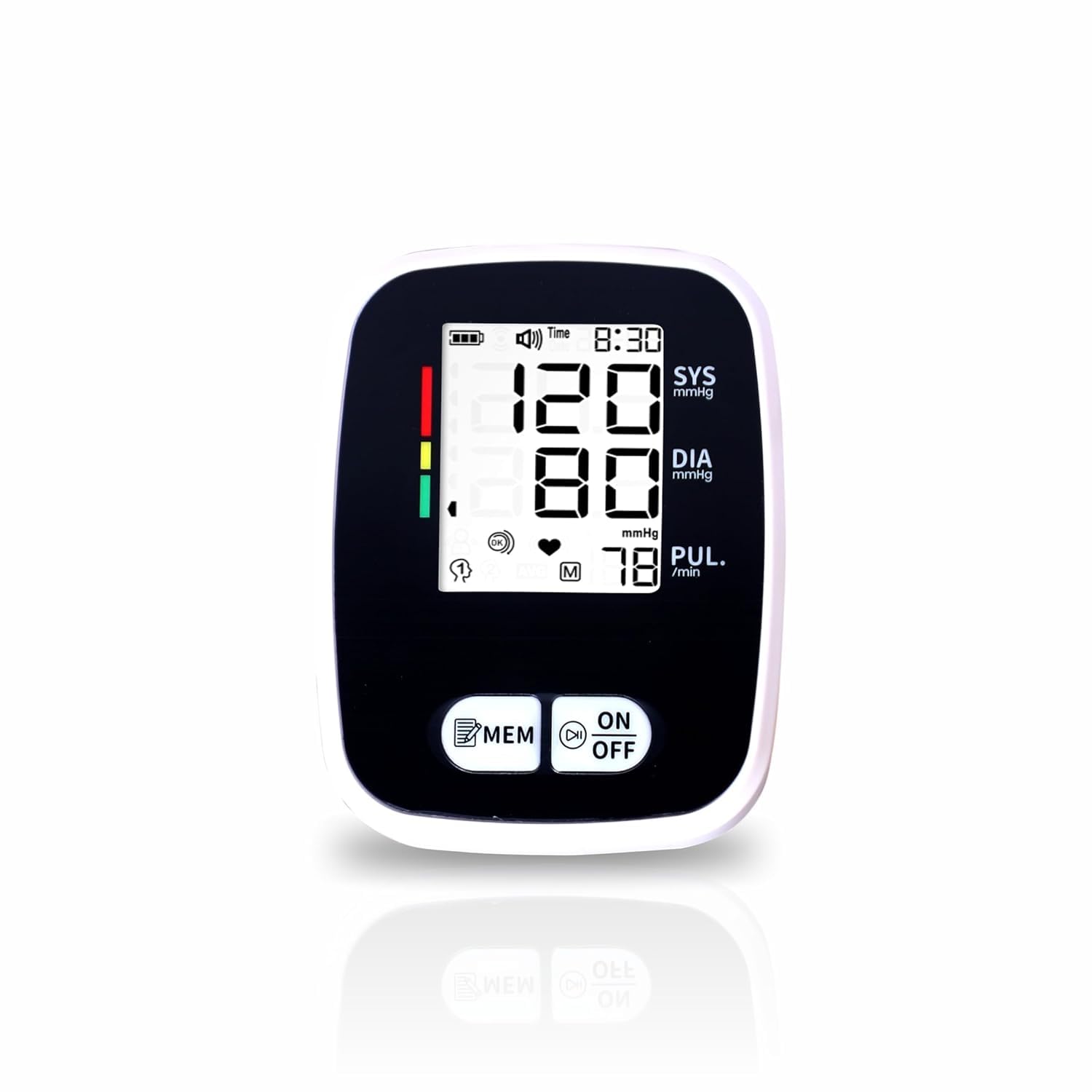 NISCOMED PW-221 Digital BP Check Machine For Home | Fully Automatic Upper Arm Style BP Monitor | With USB Cable & AAA Battery | Digital LCD Display | Memory 99 x 2 Users with Digital Thermometer - White (1 Year Warranty)-image-38