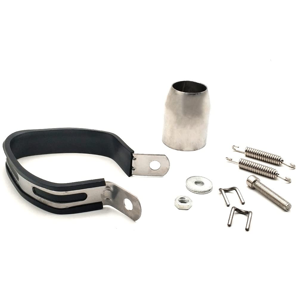 Motocyklowe tłumiki końcowe Motocykl Rura Wydechowa Ze Stali Nierdzewnej Wydechowy Modyfikuj Tłumik Wydechowy 51mm Akcesoria Dla CRF250L Dla CRF250M Dla CRF1000L (Color : 3)