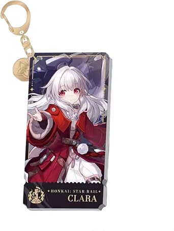 Honkai Star Rail Devastating Picture Series Clara Character Acrylic Pendant Anime Peripheral Official Goods
