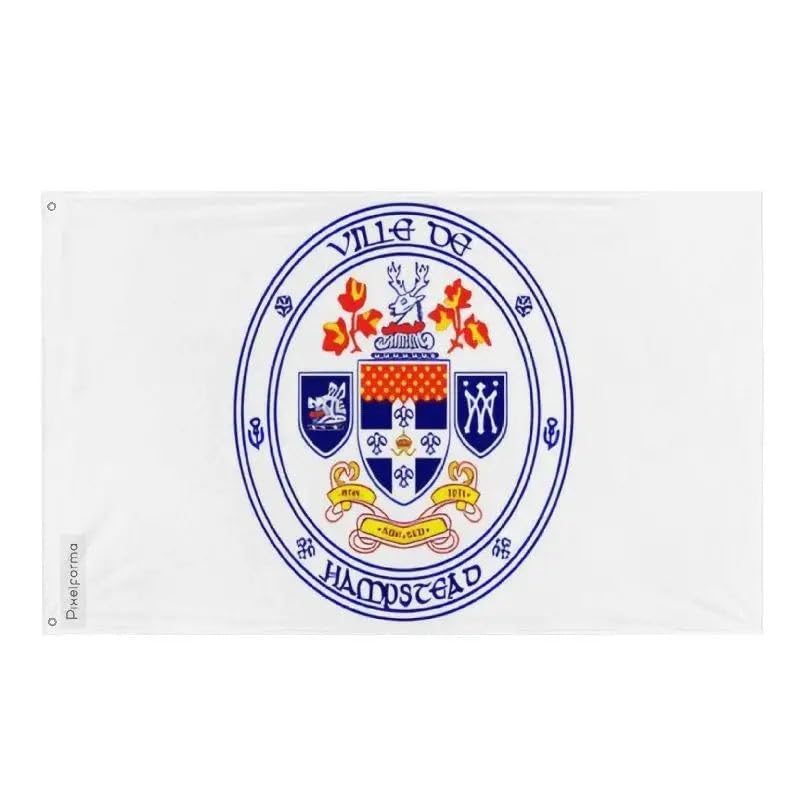 Drapeau Hampstead résistant déchirures 10 oeillets Pixelforma
