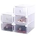Produktbild Acelectronic Schuhbox, 10-er Set Clear Plastik Herren Schuhkasten Lagerkasten Boxen,Aufbewahrung Schuhschachtel Schuhe Faltbare Halter,Multifunktional Organiser