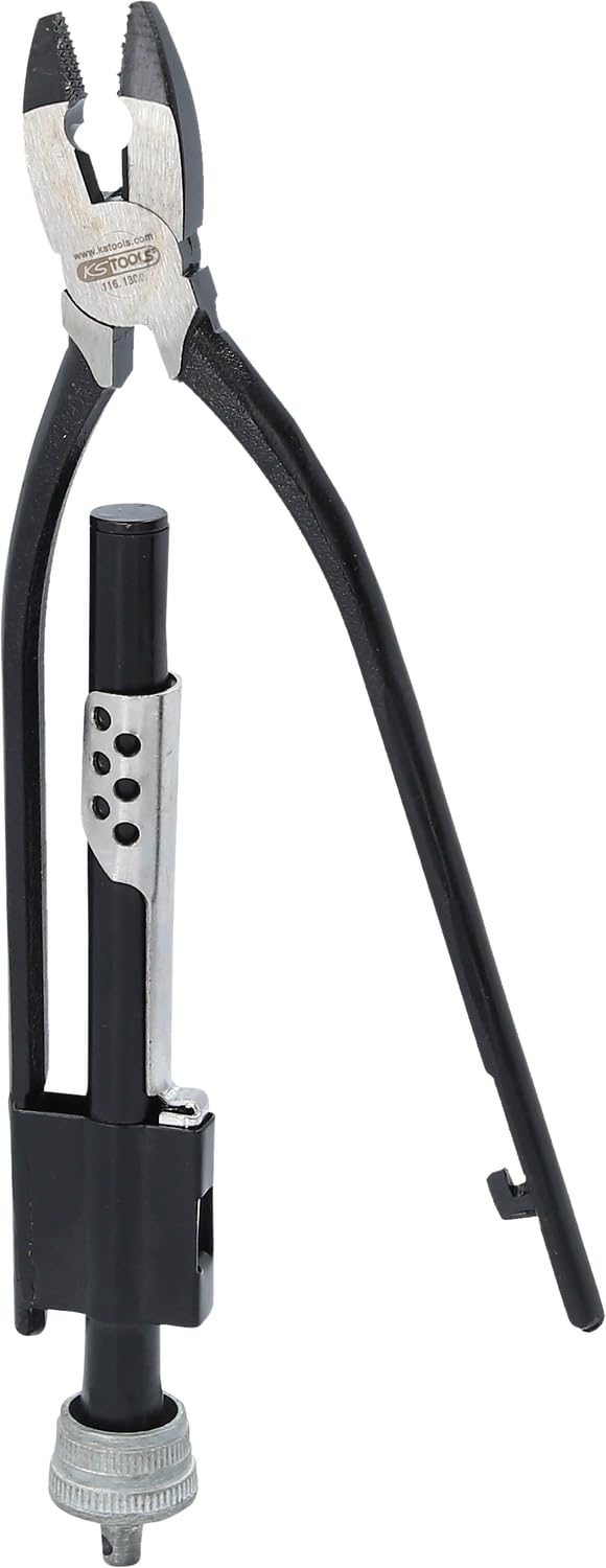 KS TOOLS 116.1302 - Pince à Freiner - L. 265 mm - Pour Sécuriser les Raccords à Vis sur le Frein et le Moteur