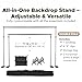 10x10Ft Double Crossbar Backdrop Stand, Heavy Duty Pipe and Drape Stand, Wedding Backdrop for Photography Backdrop, Party, Event, and Ceremony Decorations