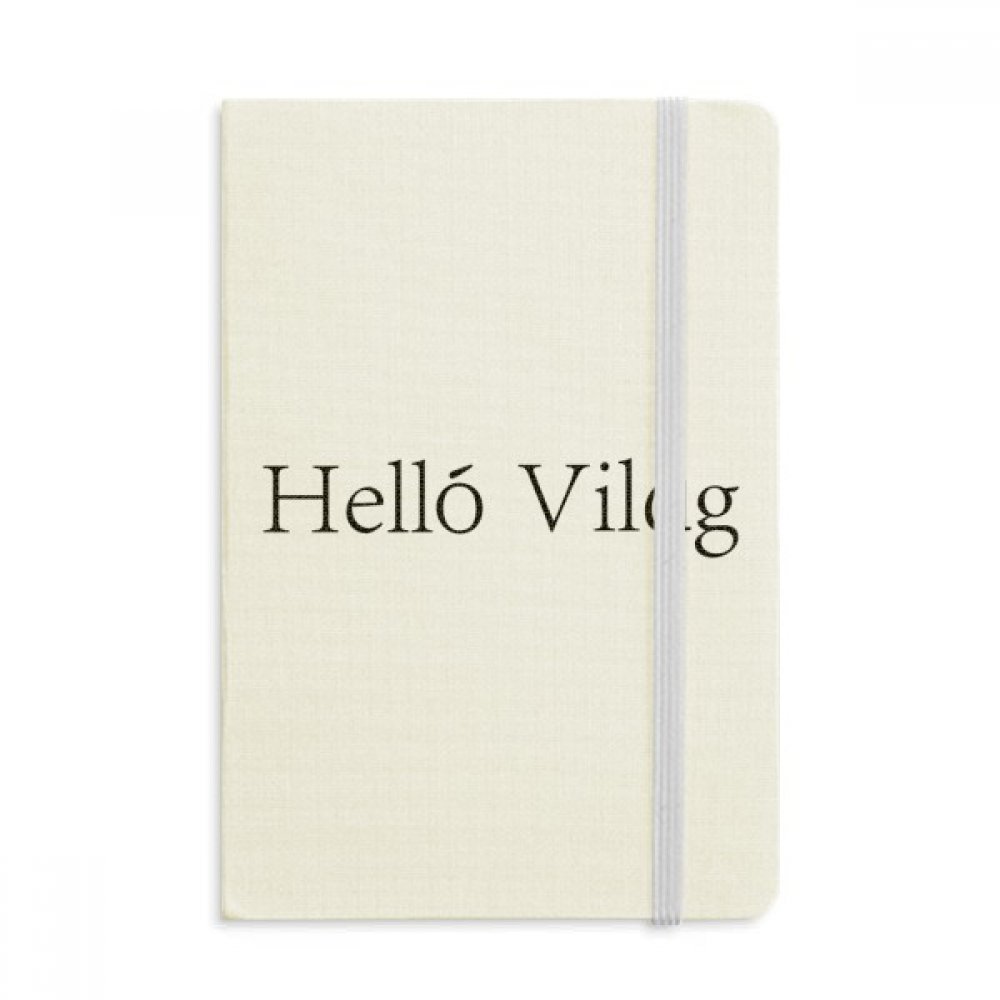 Notebook hongrois A5 de qualité supérieure avec couverture tissu classique