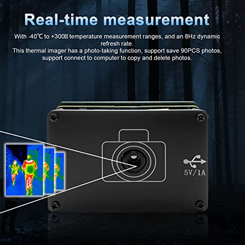 Thermal Imaging Camera 320 x 240 IR Infrared Thermal Imager 1600 x 1280 Resolution 1.8in Color Display Screen Temperature Measurement Range From 40 to 300°C - Image 3