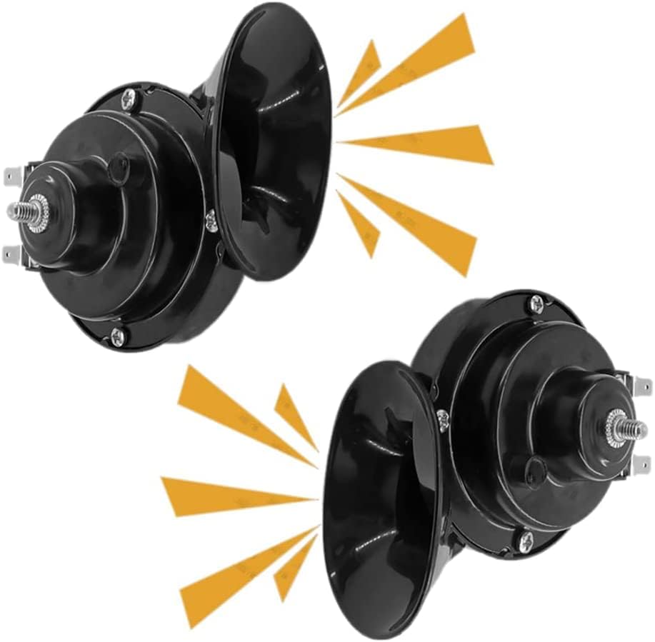 Miniatura 2 de 4 bocinas de coche de 300 db Paquete de 4 bocina doble impermeable de 12 V, utilizada para camiones, trenes y barcos, caracoles eléctricos para