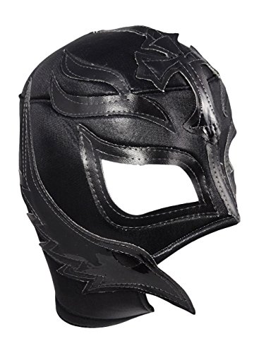 Rey Mysterio Adult Lucha Libre Wrestling Mask (pro-fit) Costume Wear - Black