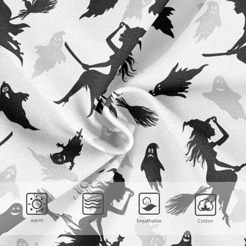 Little Girl Underwear Toddler Panties Kids Undies Halloween Witch Ghost Soft Cotton Briefs 2T-8Y3