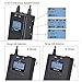 Wireless Lavalier Microphone, Comica CVM-WM200A 96-Channel UHF Wireless Lapel Microphone System for Cameras/XLR Camcorders Interview Youtube Video Recording, Dual Lav Mic with 394FT Transmission