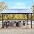 U-MAX 14' x 12' Hardtop Gazebo, Wooden Gazebo on Clearance, Outdoor Wood Pergola with Thermal Insulated Polycarbonate Pyramid Hip Roof for Backyard Deck Garden Patio, Dark Brown Roof