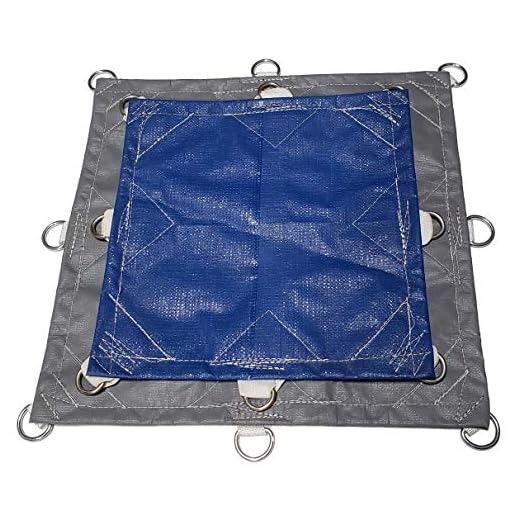 8x10 16.5mil Super-Strong Poly Tarp Cover - UV Resistant - 5X Stronger