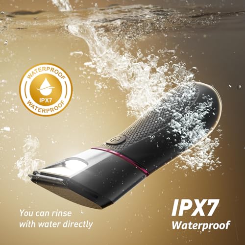 Body Hair Trimmer for Men: Mirror & LED Light - image 7